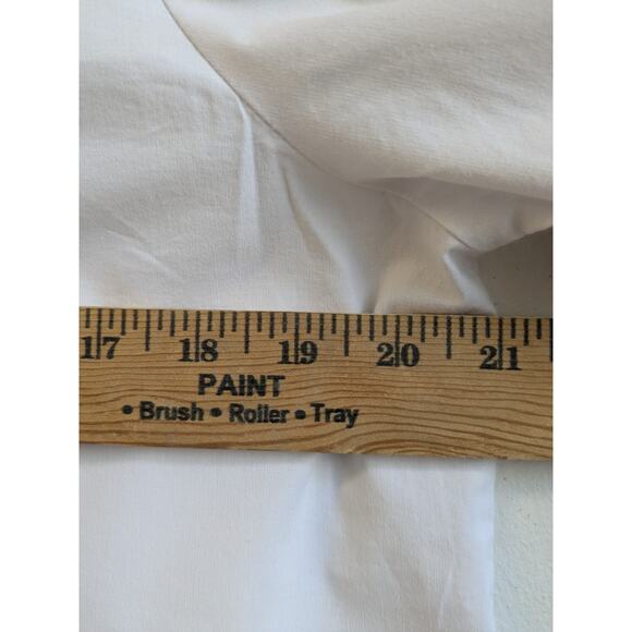 Cupio Blouse Top Shirt 3/4 Bell Sleeve White Size Large - Picture 7 of 12